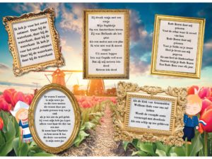 placemat hollandse liedjes